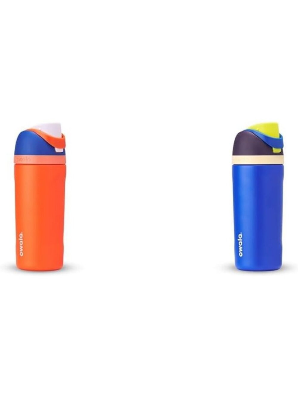 Insulated 16 oz Kids Water Bottle with Straw, BPA-Free, Blue Citrus & Celestial